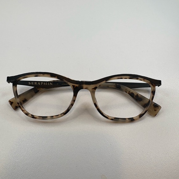 FRAMES ONLY - SERAPHIN EYEGLASSES TORTOISE EYEGLASSES FRAMES HANDMADE IN JAPAN - Picture 13 of 14